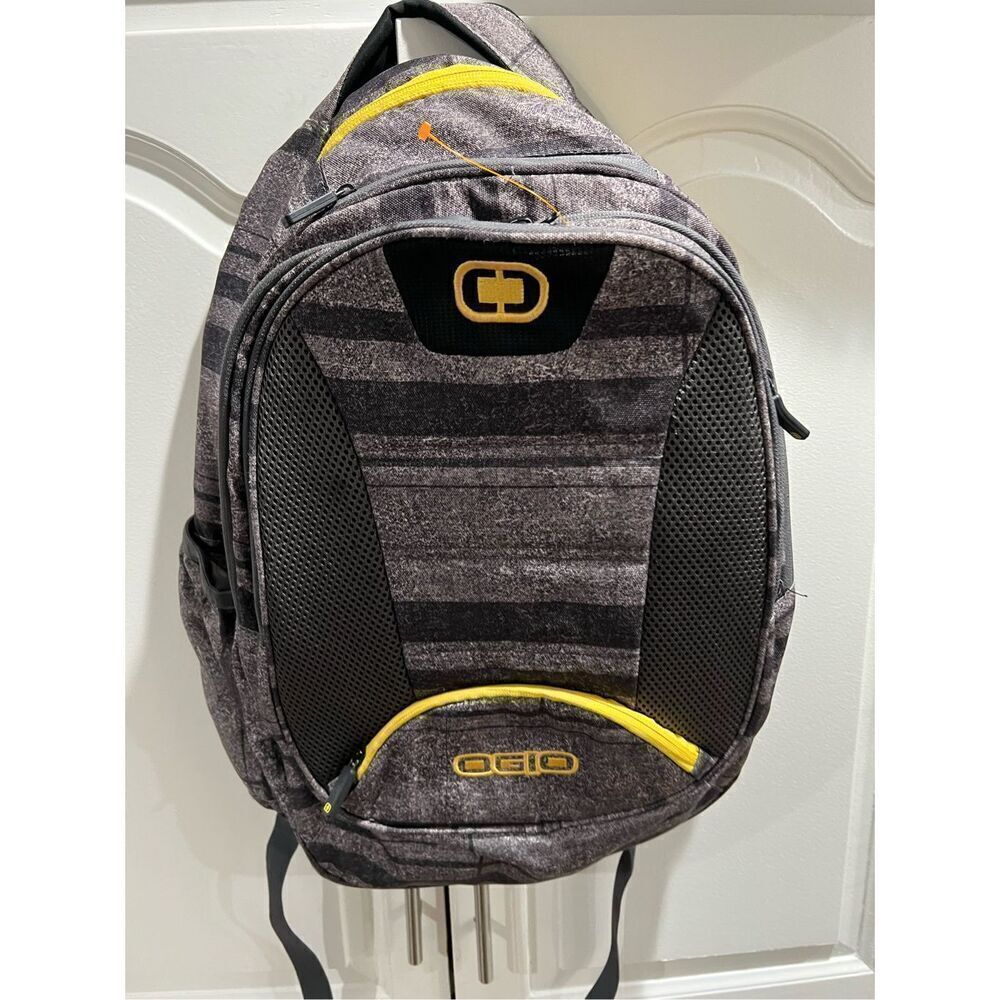 Grey Yellow School Laptop Backpack Ogio Tribune Casual Pack